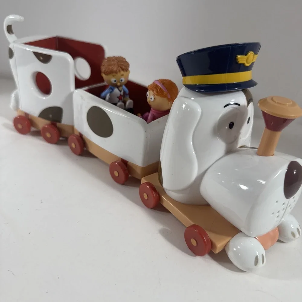 Tickety Toc Pufferty Dog Toys R Us Musical‎ Train w/ Figures Tested/Working